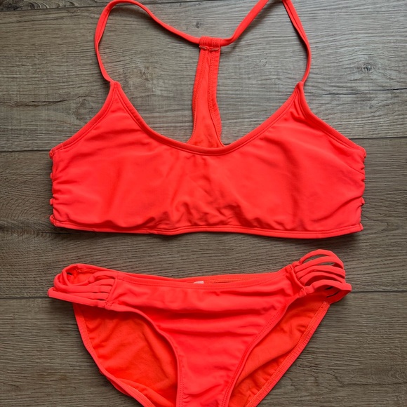 Target Other - Vibrant Orange Women's Swim Set